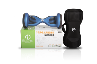 Гироскутер iBalance Prem Series 10.5 дюймов с приложением, синий матовый