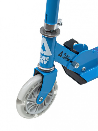 Детский самокат-снегокат Playshion Bluesky-SNW синий