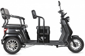 Электротрицикл Rutrike Топик, черный